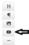 video icon in the cms